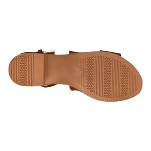 STYLO Sandalias Casuales para Mujer simipiel Tan 1079