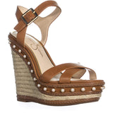 Jessica Simpson Aeralin, Sandalias de Cuña Mujeres, Punta Abierta, Casual, Piel