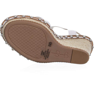 Jessica Simpson Aeralin, Sandalias de Cuña Mujeres, Punta Abierta, Casual, Piel